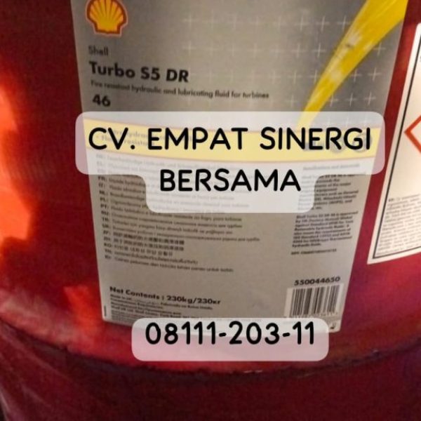 Shell Turbo S5 DR 46, Fire Resistant Hydraulic for Turbine