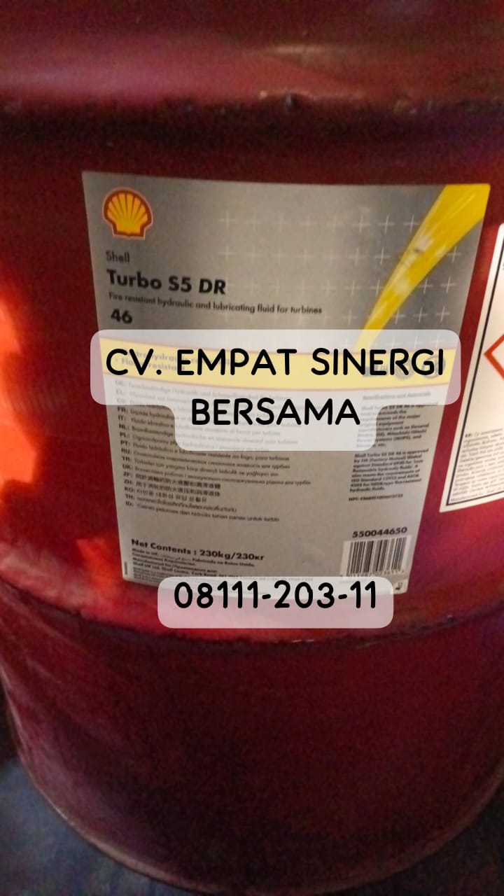 Shell Turbo S5 DR 46, Fire Resistant Hydraulic for Turbine