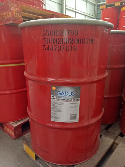 Shell Gadus S4 OG Clear Oil 20000