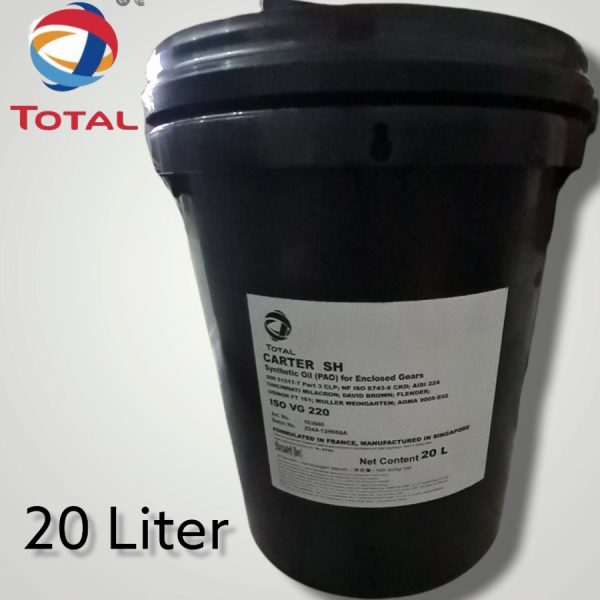 Total Carter SH 220 Oli Sintetik Gear ISO VG 220