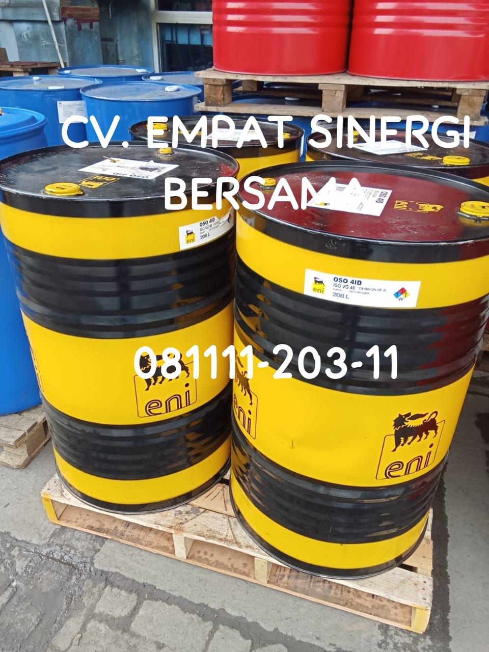 Eni Oso 4ID 46, Hydraulic Oil, Drum/208 Lt