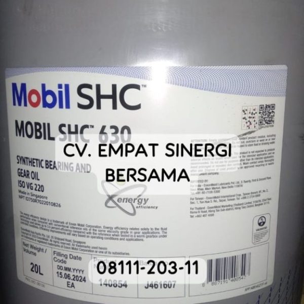 Mobil SHC 630 iso vg 220, Synthetic Gearbox & Bearing Oil