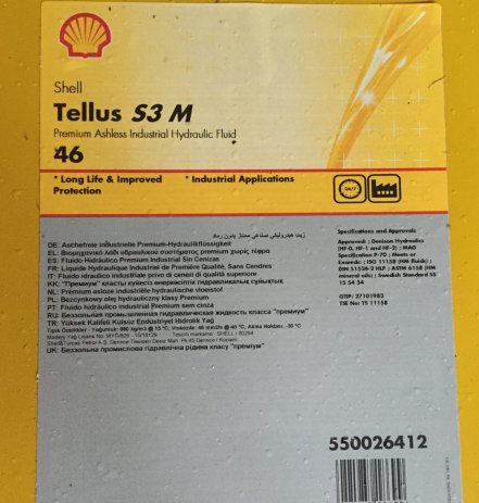 SHELL TELLUS S3 M 46