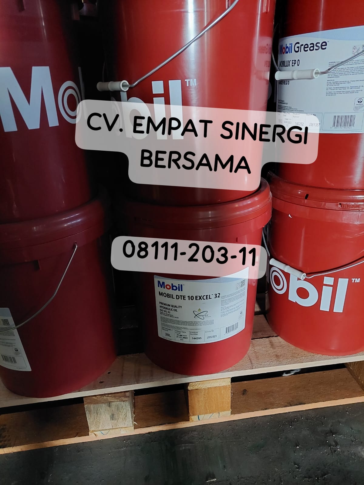 Mobil DTE 10 Excel 32, hydraulic Zinc Free HVI Oil, Drum/208 Lt - Gambar 2