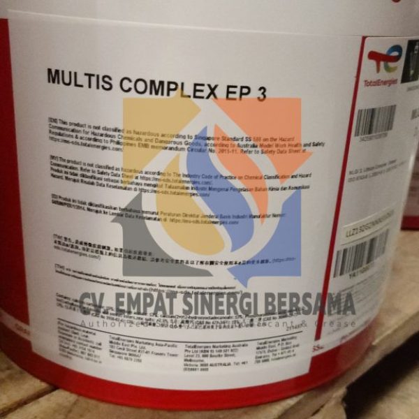 Total Multis Complex EP 3 (Lithium Complex Grease), Pail 18 Kg