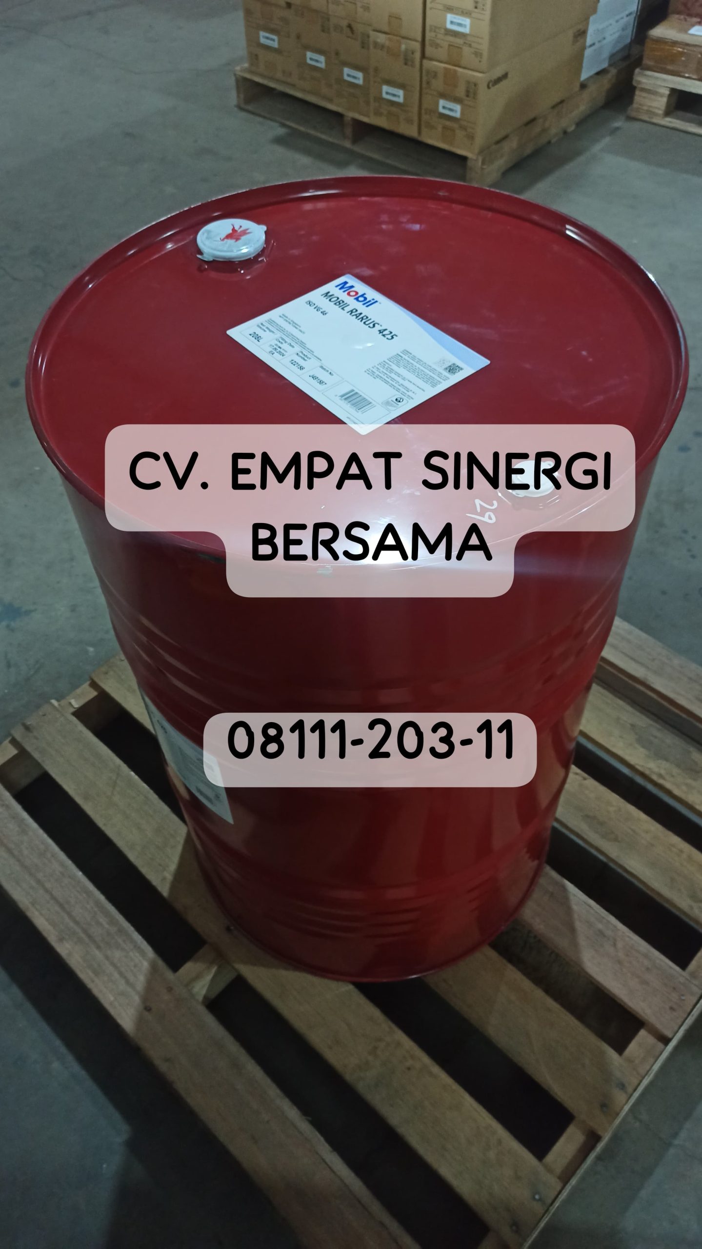 Mobil Rarus 425 iso vg 46, Screw Compressor Oil - Gambar 2