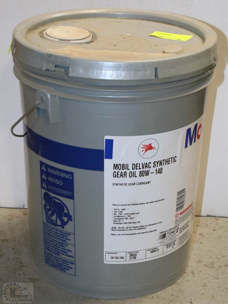 MOBIL DELVAC SYNTHETIC GEAR OIL 80W-140