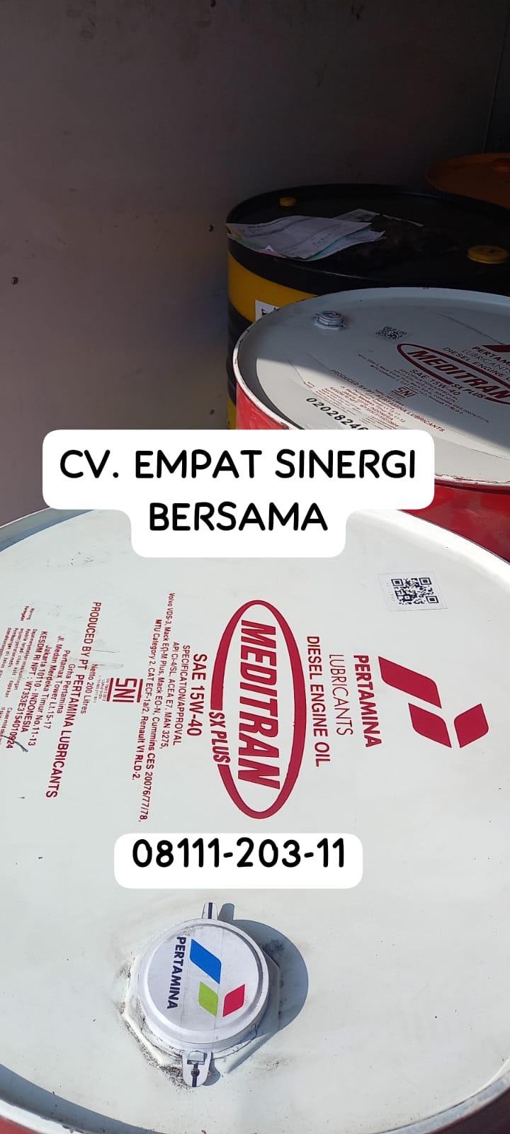 Pertamina Meditran SX Plus 15W-40 CI-4