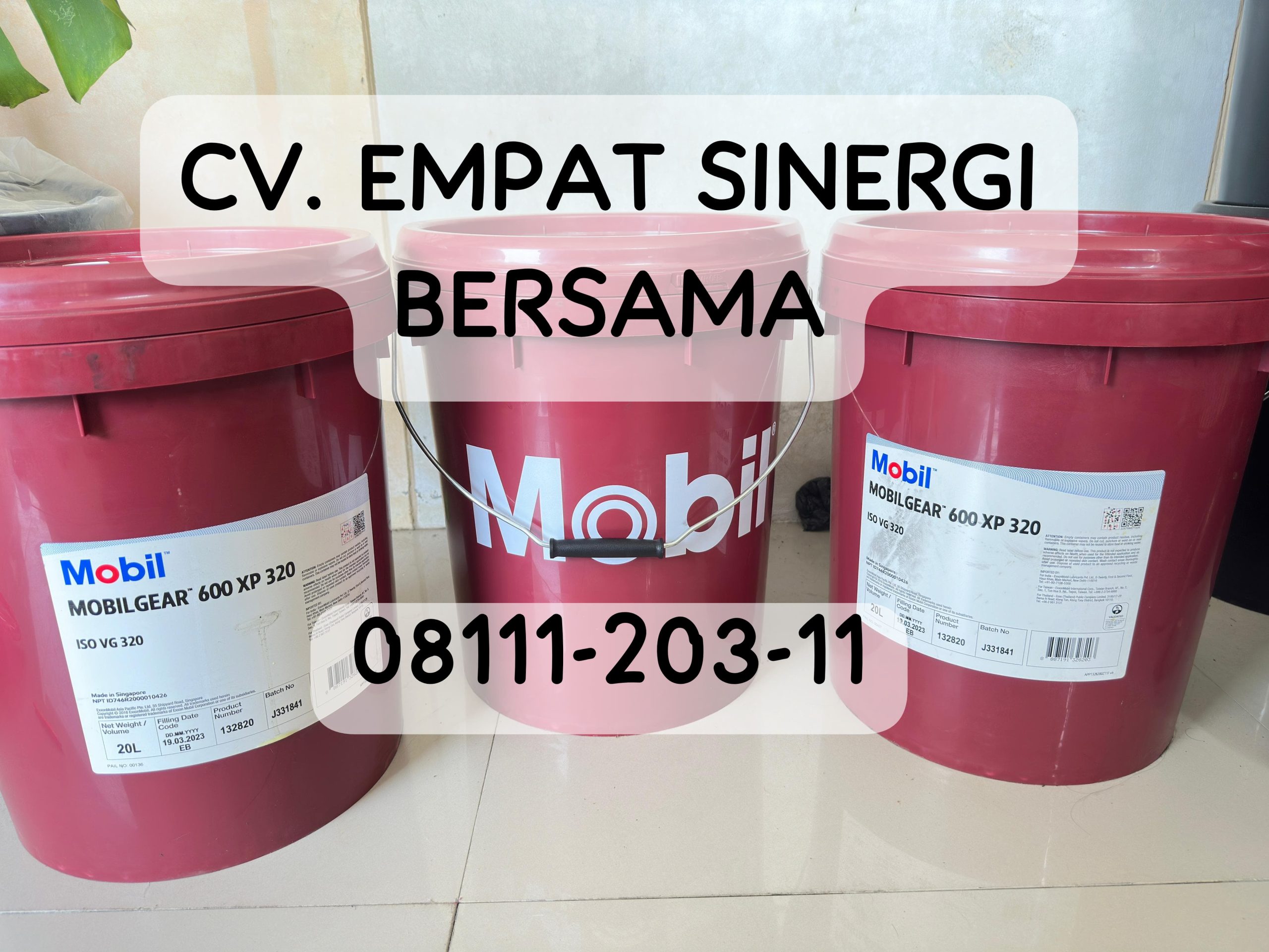 Mobilgear 600 XP 320, Gearbox & Bearing Oil