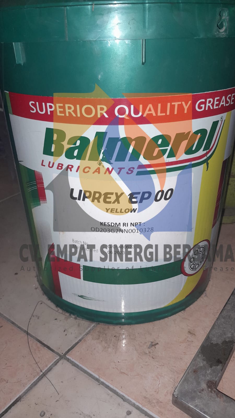 Balmerol Liprex 00 Yellow, Pail 18 Kg - Lithium Grease Multipurpose